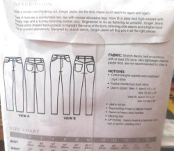 ginger jeans back a